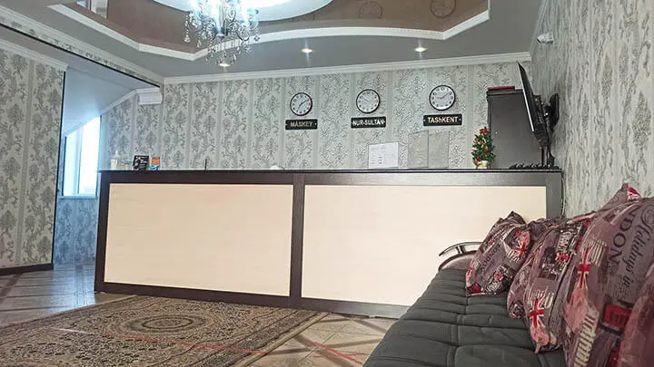 Санаторий Дархан Сарыагаш. Ресепшен Санаторий Дархан Сарыагаш. Ресепшен